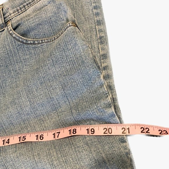 Gloria Vanderbilt Amanda Jeans Light Wash Denim 5 Pocket Womens Sz 14 Short - Picture 11 of 14